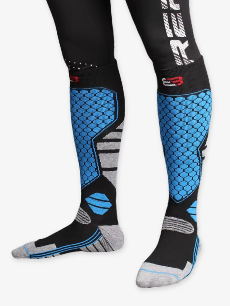 Chaussettes de ski chaudes professionnelles pour hommes - Respirantes et confortables 4
