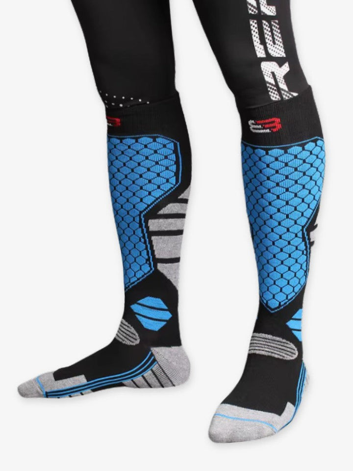 Chaussettes de ski chaudes professionnelles pour hommes - Respirantes et confortables 4