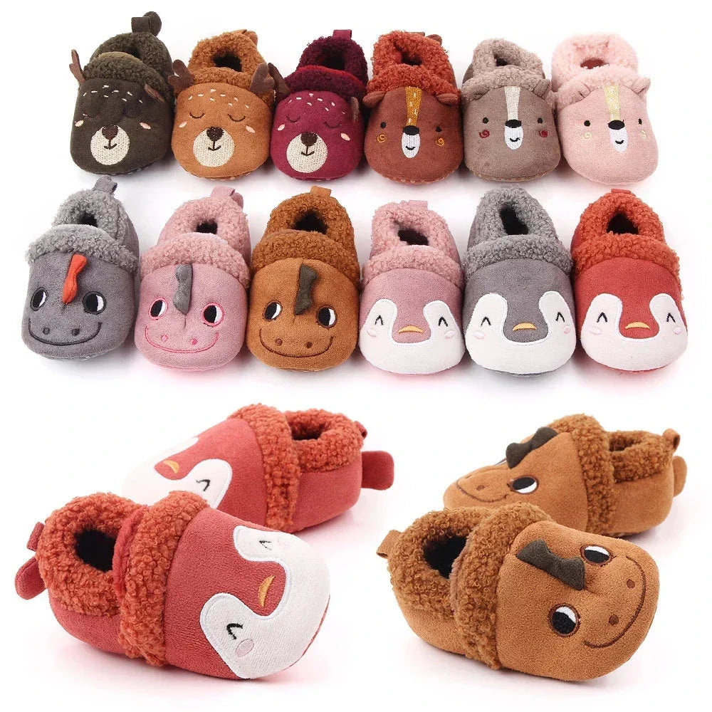 Chaussons Antidérapants en Coton pour Enfants – Confort et Sécurité Intérieure et Extérieure, Design Unisexe 1