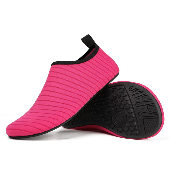 Chaussures aquatiques antidérapantes en matière élastique - Chaussures légères pour la natation et les activités de plage, pointures 36 à 47 4