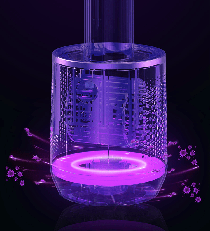 Climatiseur Mobile Silencieux 3-en-1 avec Fonction Refroidissement, Ionisation et Purification de l'Air - Compact et Efficace 2