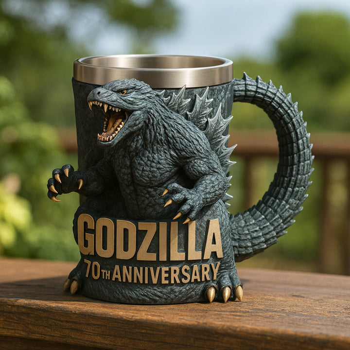 3D Monster Figure Ceramic Coffee Mug Sculpted Design