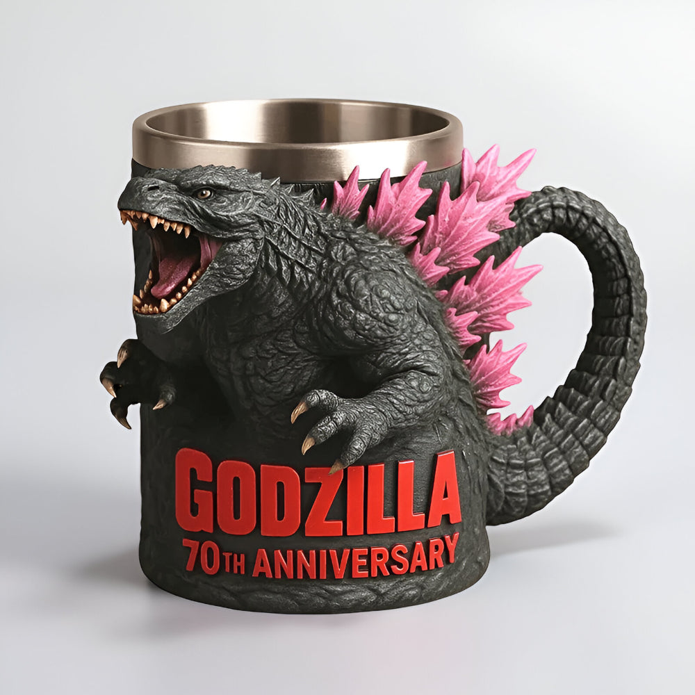 3D Monster Figure Ceramic Coffee Mug Sculpted Design