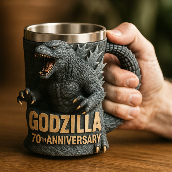 3D Monster Figure Ceramic Coffee Mug Sculpted Design