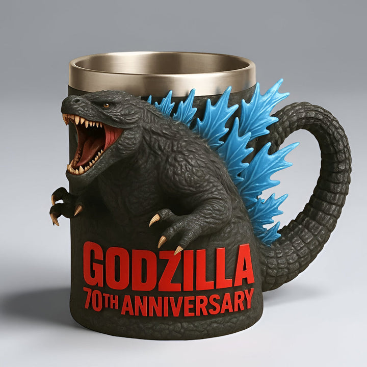 3D Monster Figure Ceramic Coffee Mug Sculpted Design