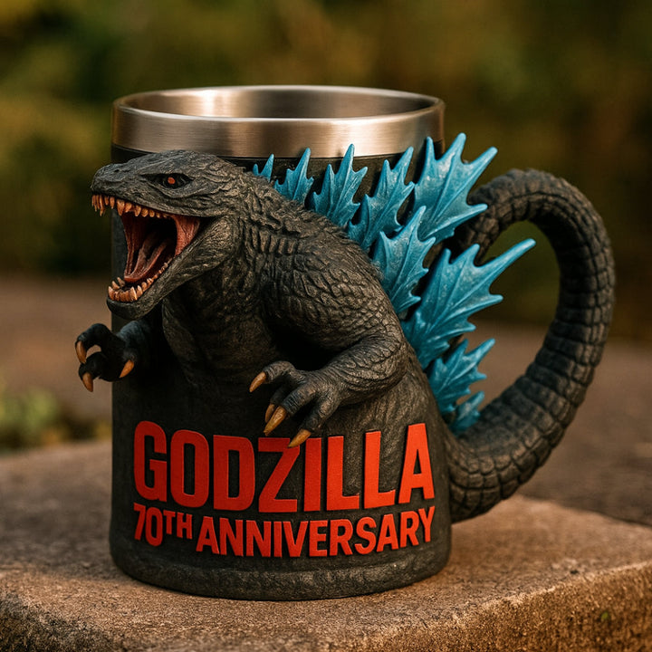 3D Monster Figure Ceramic Coffee Mug Sculpted Design