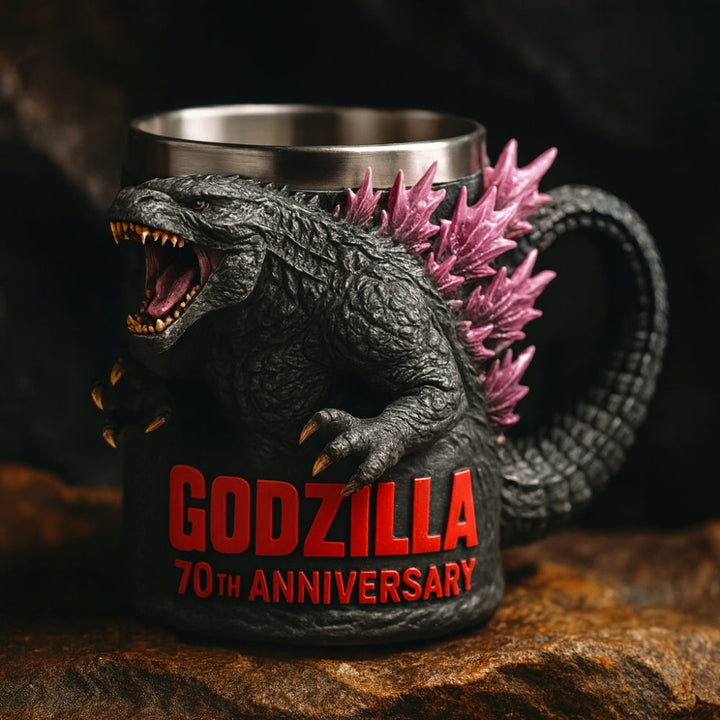 3D Monster Figure Ceramic Coffee Mug Sculpted Design