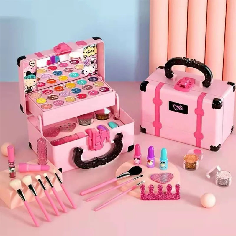 Coffret de Maquillage Magique pour Enfants – Matériaux Non Toxiques, Couleurs Vives, Idéal pour Jeux de Rôle et Créativité 0