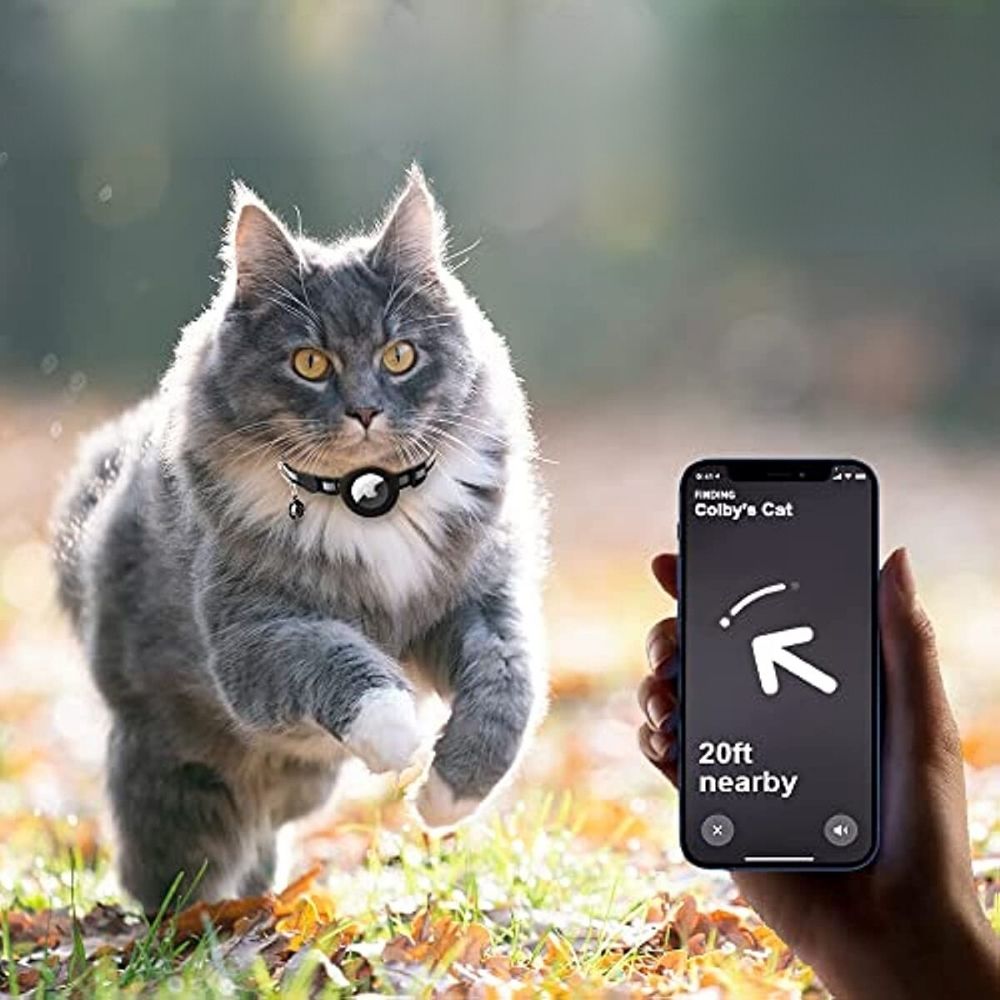 Collier GPS pour chat avec Boucle de Sécurité et Surface Réfléchissante – Confort et Visibilité 1