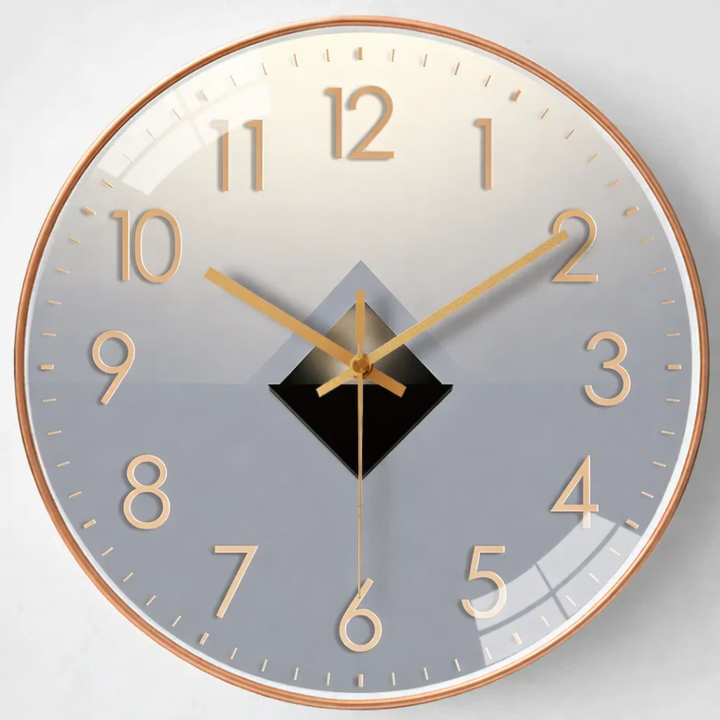 Orologio da Parete Silenzioso 30 cm dal Design Classico in Plastica e Vetro – Elegante e Leggibile per Tutte le Stanze