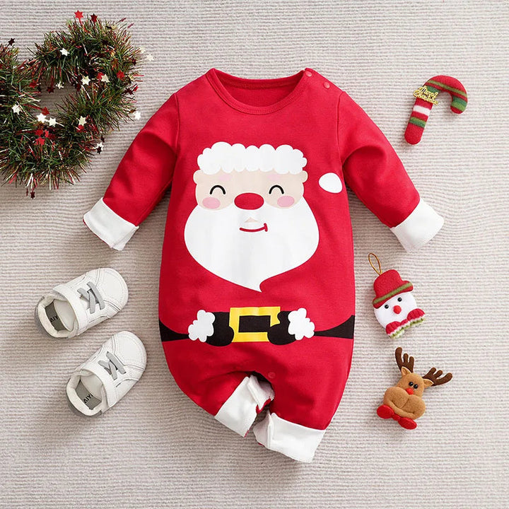 Costume de Noël en Coton Doux pour Bébé – Tenue Unisexe Idéale pour le Premier Noël, Confort et Style 10
