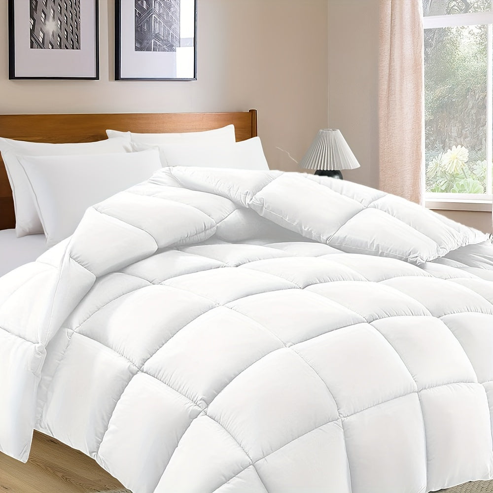 Couette Matelassée Ultra Douce 220x240 – Chaude et Réversible pour Toutes les Saisons 0
