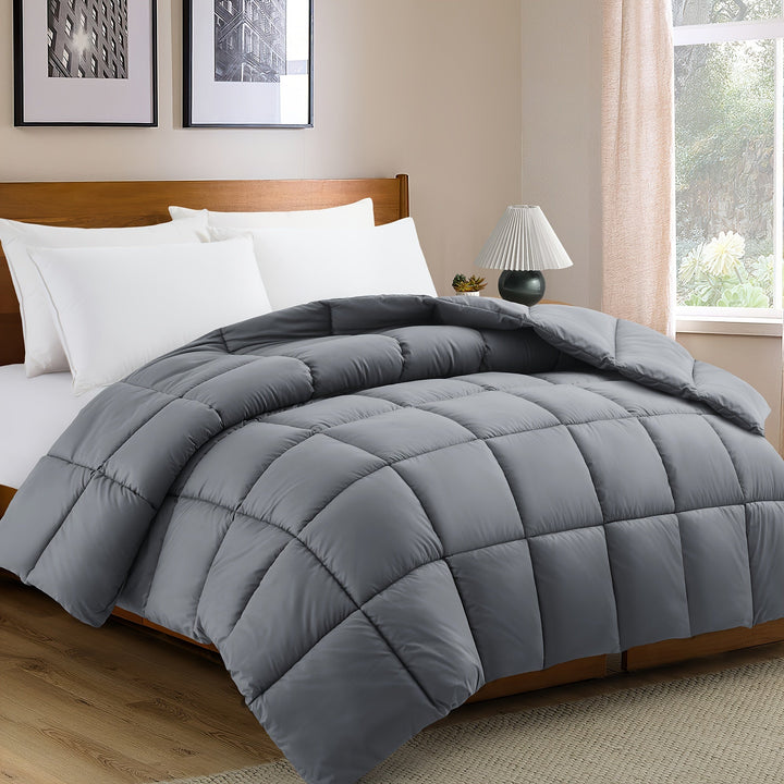 Couette Matelassée Ultra Douce 220x240 – Chaude et Réversible pour Toutes les Saisons 2