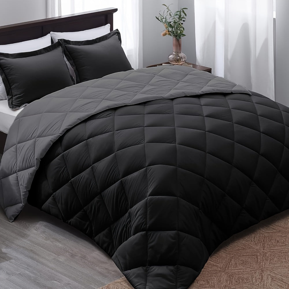 Couette Matelassée Ultra Douce 220x240 – Chaude et Réversible pour Toutes les Saisons 6