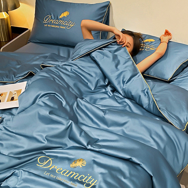 Couette Refroidissante en Soie Hypoallergénique 150x200 cm – Confort Optimal et Régulation de Température pour Nuits Fraîches 4