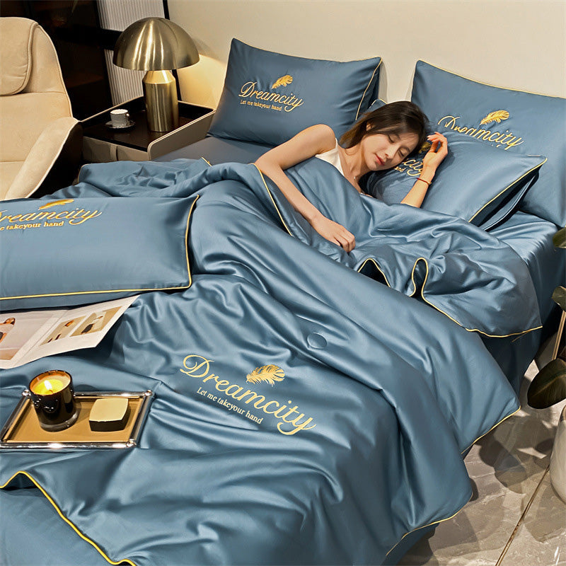 Couette Refroidissante en Soie Hypoallergénique 150x200 cm – Confort Optimal et Régulation de Température pour Nuits Fraîches 8