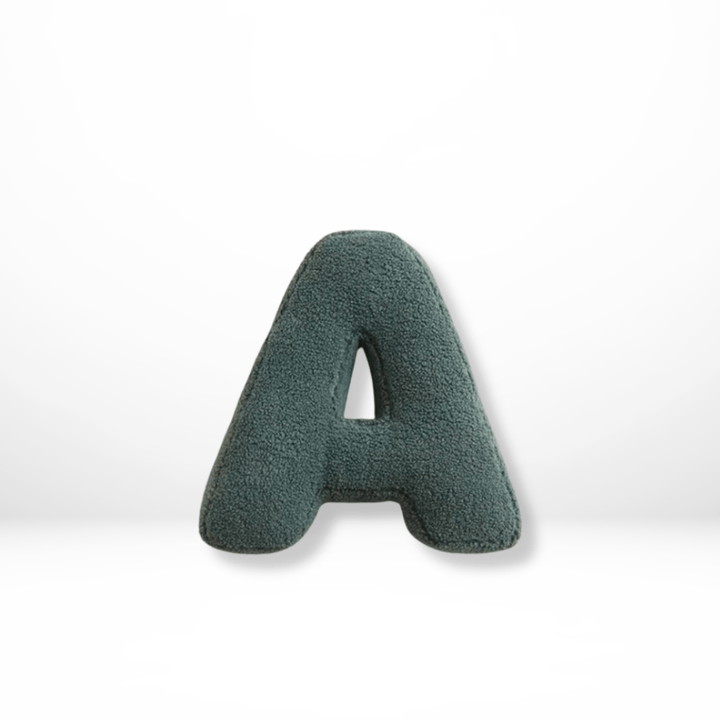 Coussin Décoratif en Coton Imprimé Alphabet pour Canapé – Design Moderne et Personnalisable, 30 x 35 cm 0