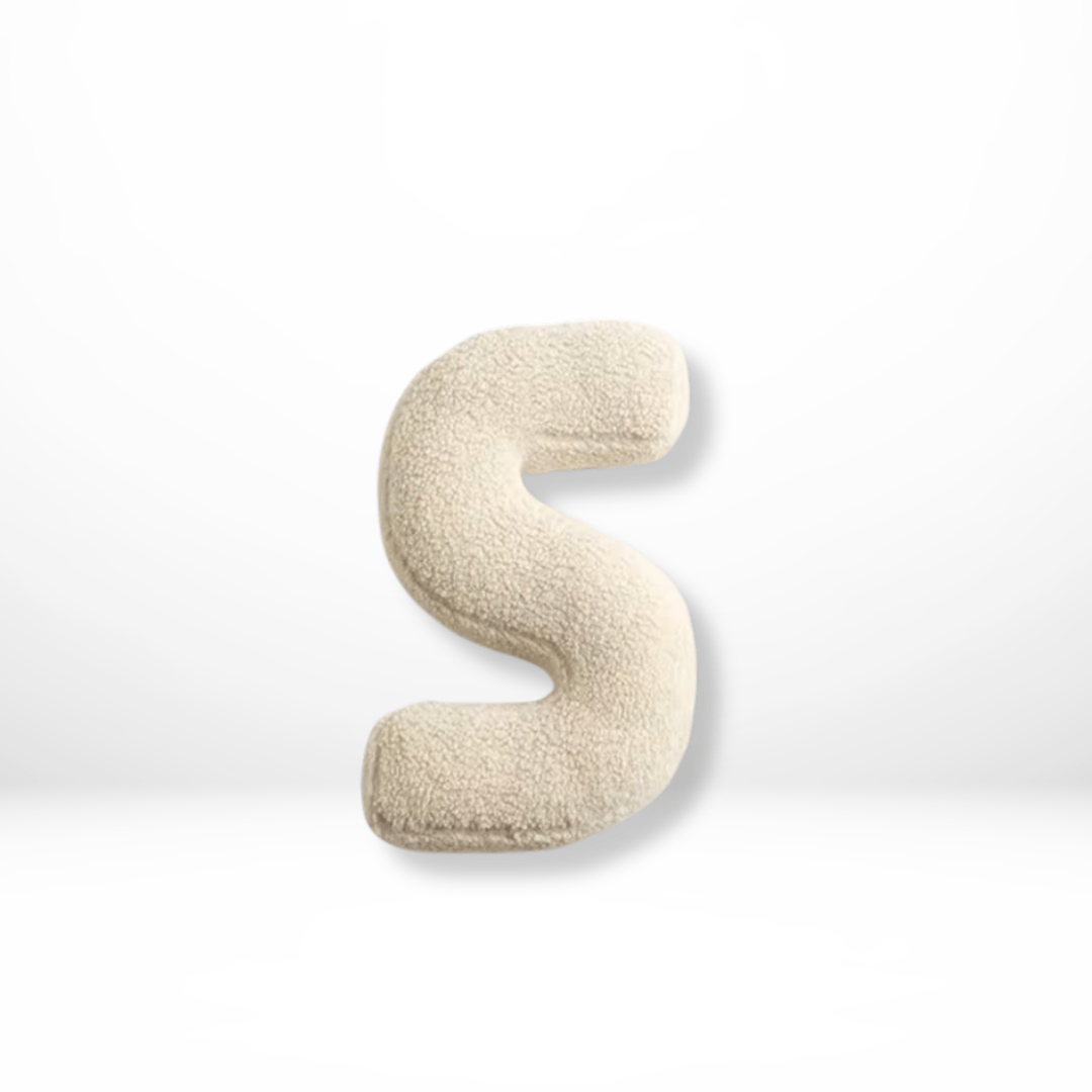 Coussin Décoratif en Coton Imprimé Alphabet pour Canapé – Design Moderne et Personnalisable, 30 x 35 cm 25