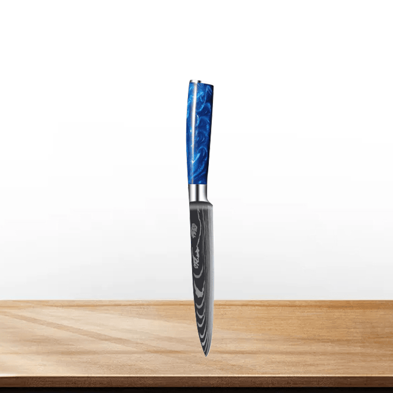 Couteau de Chef Japonais en Acier Inoxydable – Précision et Polyvalence pour Viande et Pain 2
