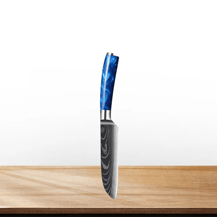 Couteau de Chef Japonais en Acier Inoxydable – Précision et Polyvalence pour Viande et Pain 3