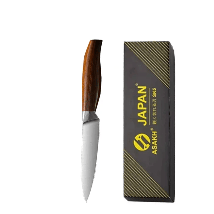Couteau de Cuisine Santoku Professionnel en Acier Inoxydable – Lame Polyvalente pour Viande, Poisson et Légumes 0
