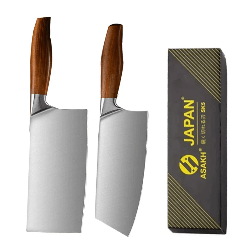 Couteau de Cuisine Santoku Professionnel en Acier Inoxydable – Lame Polyvalente pour Viande, Poisson et Légumes 12