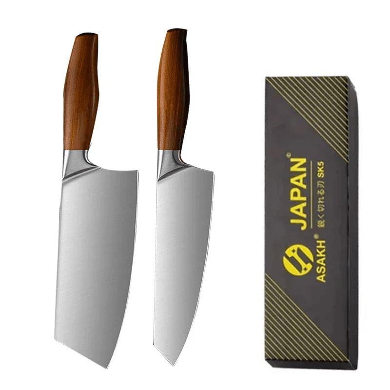 Couteau de Cuisine Santoku Professionnel en Acier Inoxydable – Lame Polyvalente pour Viande, Poisson et Légumes 14
