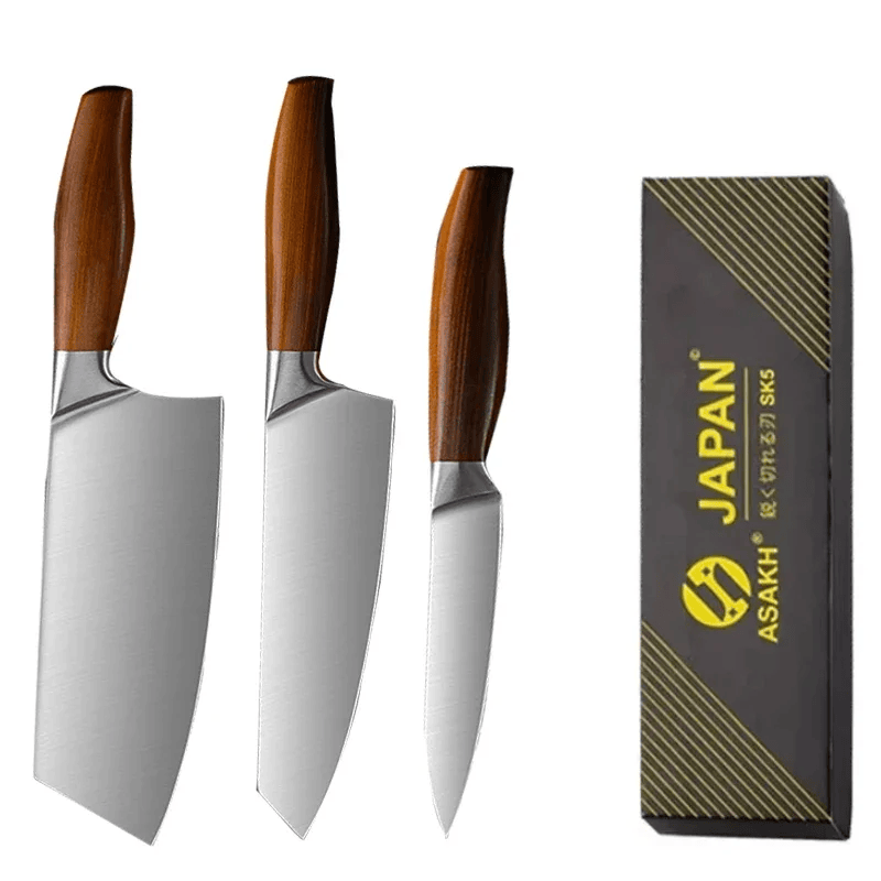 Couteau de Cuisine Santoku Professionnel en Acier Inoxydable – Lame Polyvalente pour Viande, Poisson et Légumes 15