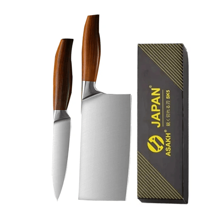 Couteau de Cuisine Santoku Professionnel en Acier Inoxydable – Lame Polyvalente pour Viande, Poisson et Légumes 16