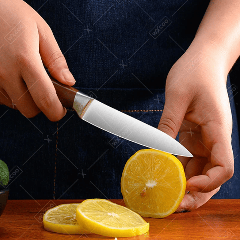 Couteau de Cuisine Santoku Professionnel en Acier Inoxydable – Lame Polyvalente pour Viande, Poisson et Légumes 2