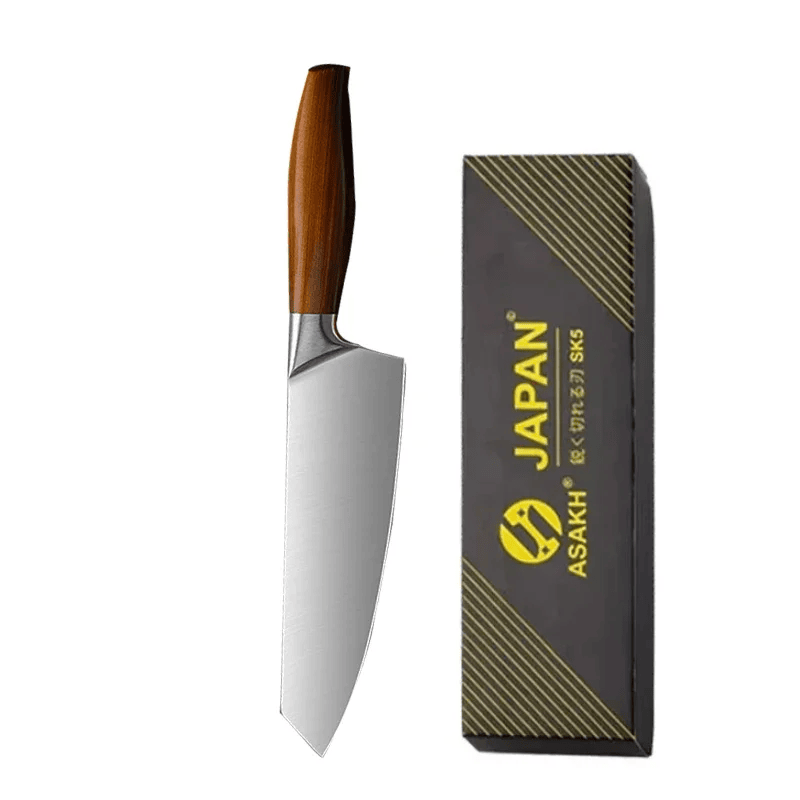 Couteau de Cuisine Santoku Professionnel en Acier Inoxydable – Lame Polyvalente pour Viande, Poisson et Légumes 5