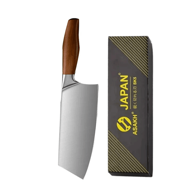 Couteau de Cuisine Santoku Professionnel en Acier Inoxydable – Lame Polyvalente pour Viande, Poisson et Légumes 6
