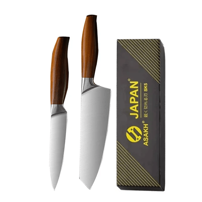 Couteau de Cuisine Santoku Professionnel en Acier Inoxydable – Lame Polyvalente pour Viande, Poisson et Légumes 8