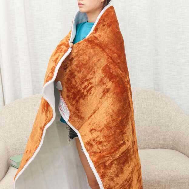 Couverture Électrique Chauffante Hivernale avec Réglage de Chaleur – Sécurité Intégrée 1