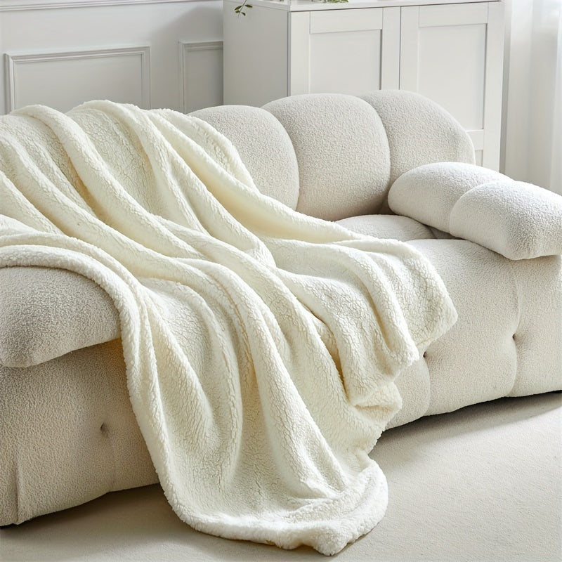 Couverture Polaire Ultra Chaude Réversible en Sherpa – Douceur et Confort pour Toutes les Saisons, Lavable en Machine 1