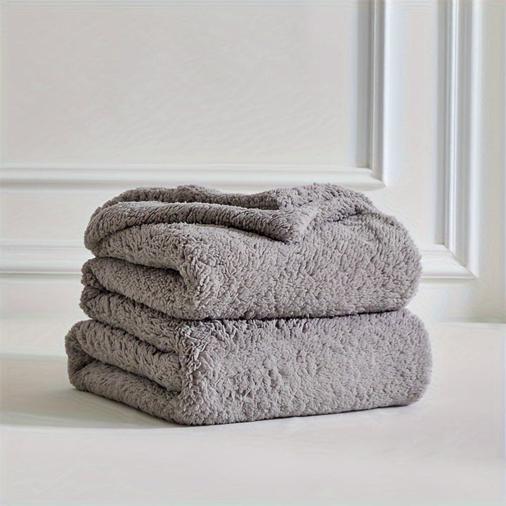 Couverture Polaire Ultra Chaude Réversible en Sherpa – Douceur et Confort pour Toutes les Saisons, Lavable en Machine 3