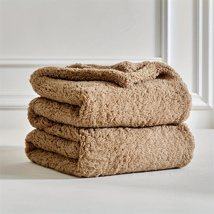 Couverture Polaire Ultra Chaude Réversible en Sherpa – Douceur et Confort pour Toutes les Saisons, Lavable en Machine 9