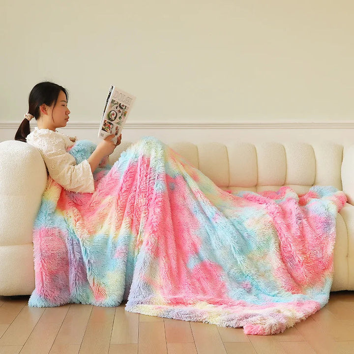 Couverture en Fausse Fourrure Corail Ultra Douce – Polyvalente, Élégante, Lavable, 50x70 à 160x200 cm 2