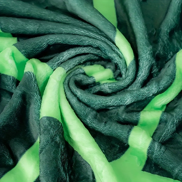 Couverture en Forme de Feuille Vert 140x180 cm – Douce et Respirante, Idéale pour Toutes les Saisons 5