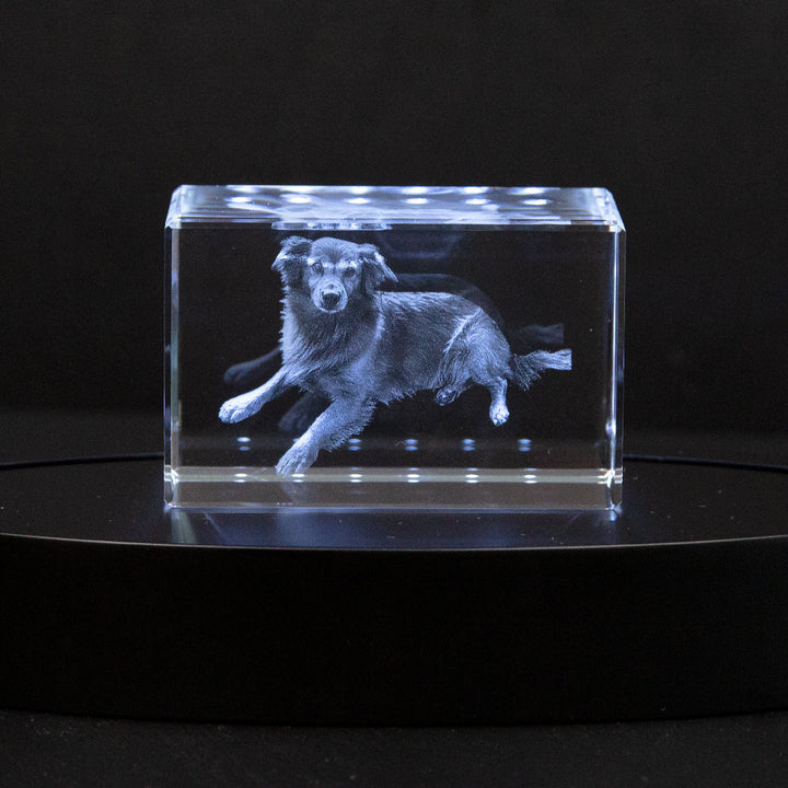 Crystal Photo Frame Mother's Day Personalized 3D Engraved Gift