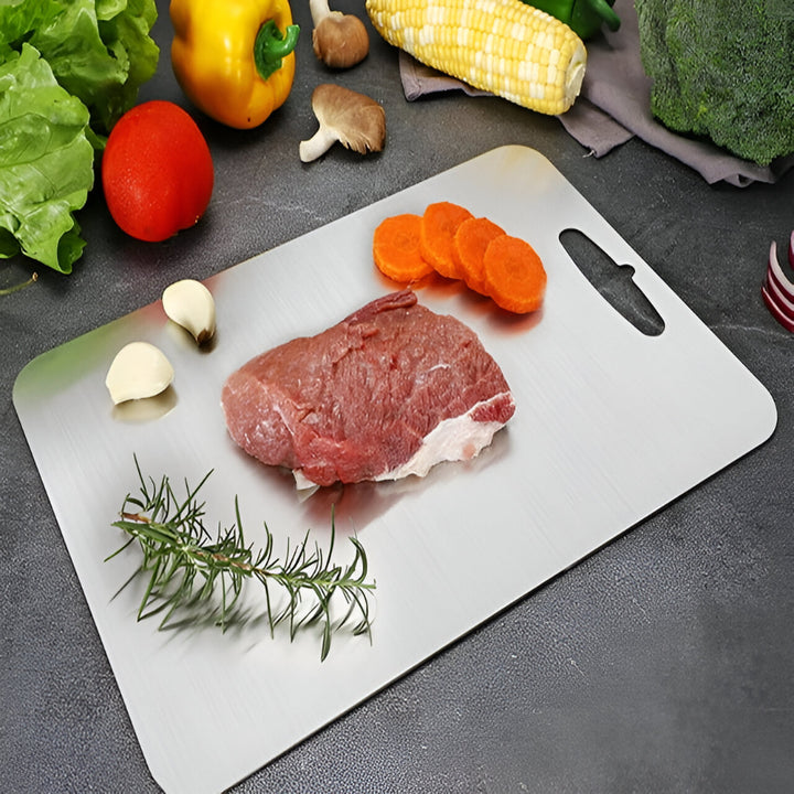 Cutting Board Kitchen Titanium Metal Food Prep Board