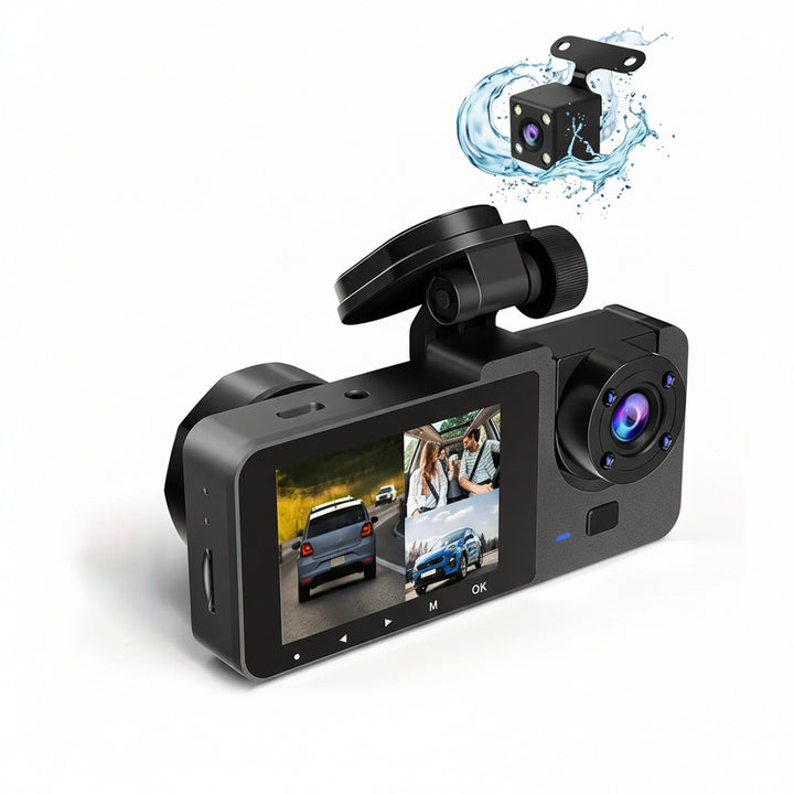 Autokamera Auta Full HD 1080P Duální Kamera