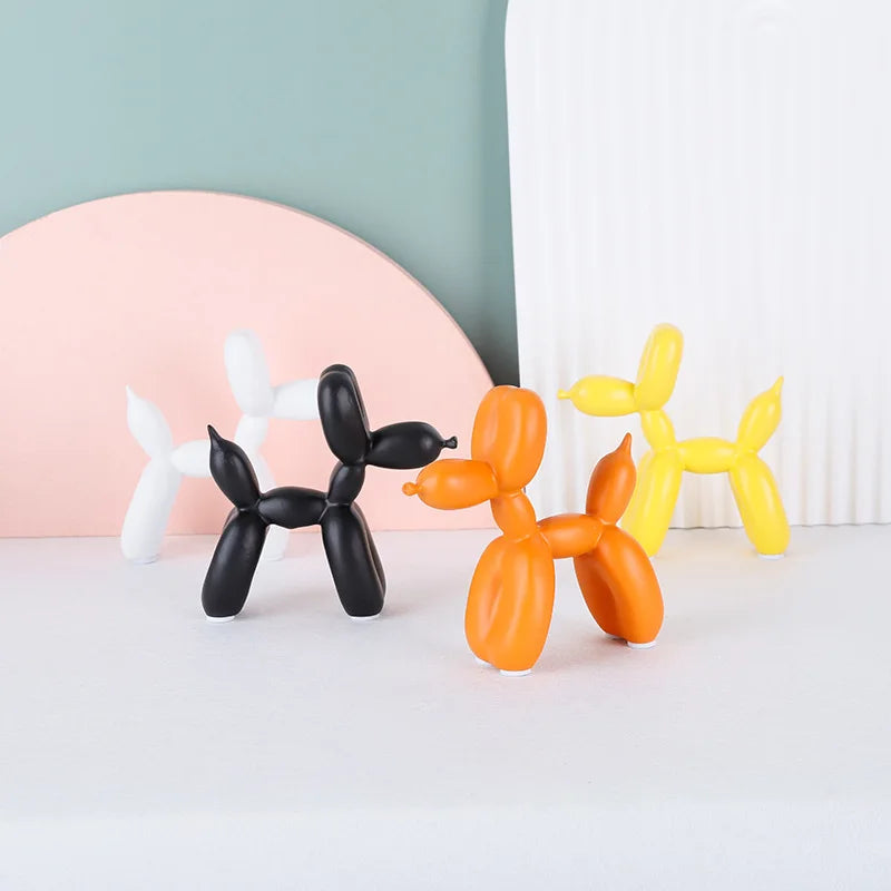 Décoration de Table Scandinave en Résine - Chien Ballon Moderne, Design Amusant et Durable pour Intérieur 2