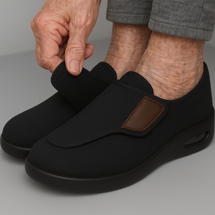 Comfortable Shoes Wide Feet Adjustable Fit Cushioning