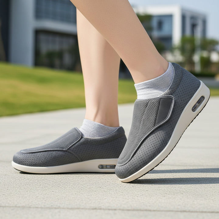 Comfortable Shoes Wide Feet Adjustable Fit Cushioning
