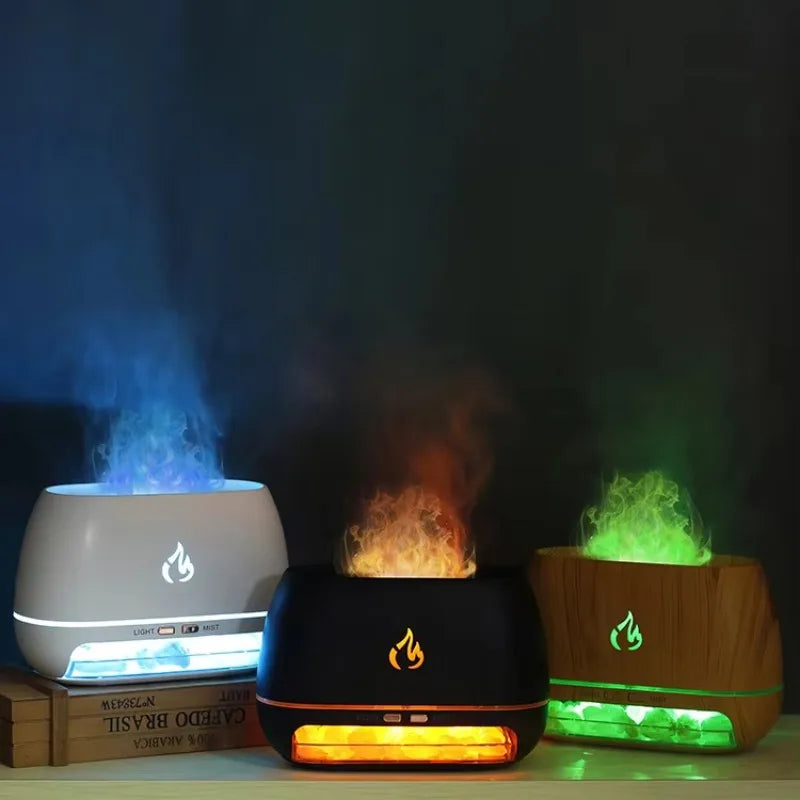 Diffuseur de Sel de l'Himalaya Rechargeable avec Changement de Couleur – Utilisation Sans Fil 0