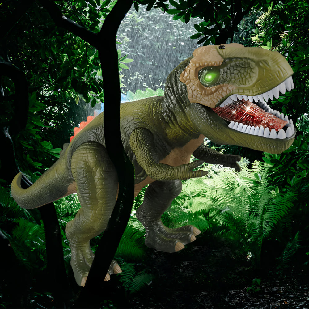 Dinosaur Toy Remote Control Walking LED Light Action Figure