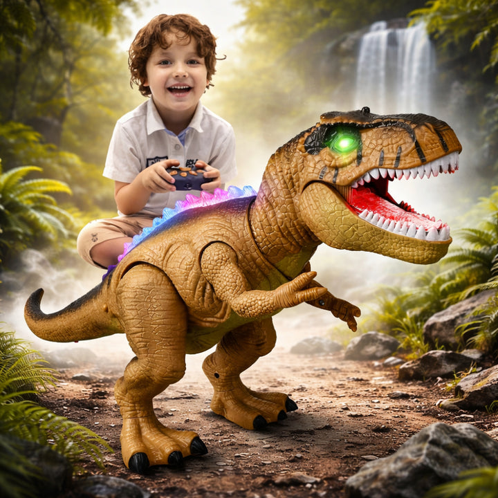 Dinosaur Toy Remote Control Walking LED Light Action Figure