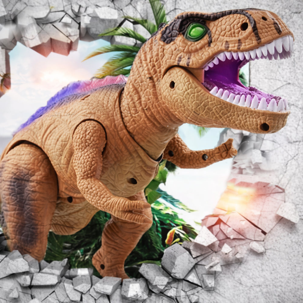 Dinosaur Toy Remote Control Walking LED Light Action Figure