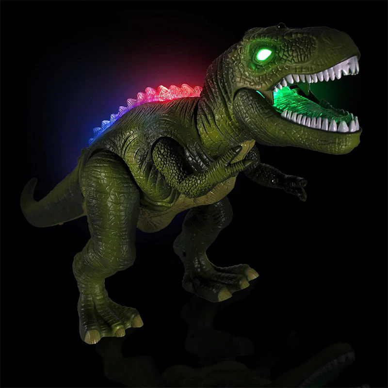 Dinosaure Télécommandé Interactif Marchant et Rugissant – Jouet Dinosaure pour Enfants avec Effets Lumineux et Sons Authentiques 3